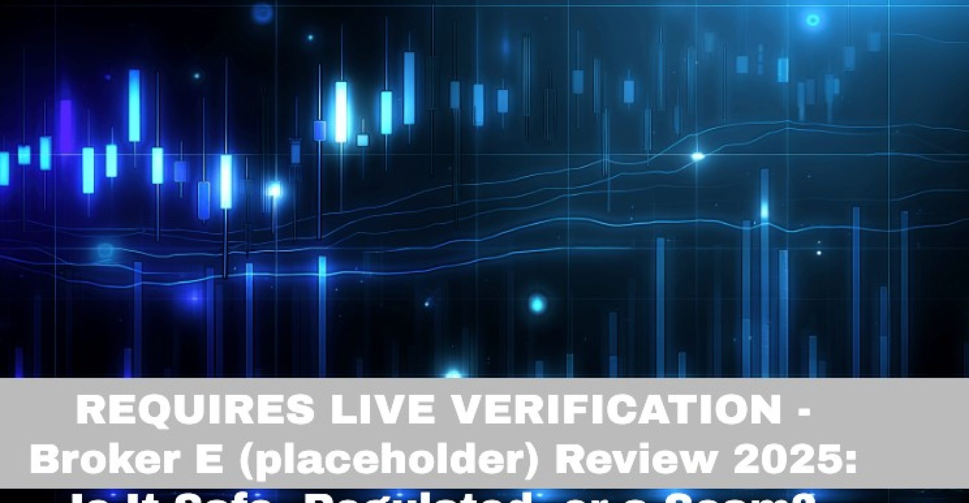 REQUIRES LIVE VERIFICATION - Broker E (placeholder) Review 2025: Is It Safe, Regulated, or a Scam?